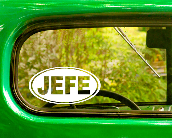 JEFE Spanish Boss Decal Sticker - The Sticker And Decal Mafia
