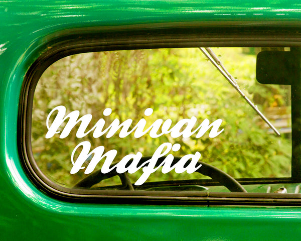 2 Minivan Mafia Decals Sticker - The Sticker And Decal Mafia