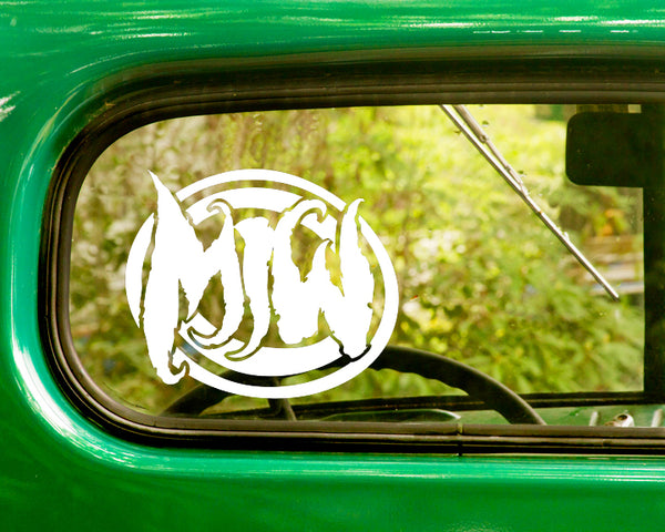 2 MOTIONLESS IN WHITE Band Decal Sticker - The Sticker And Decal Mafia