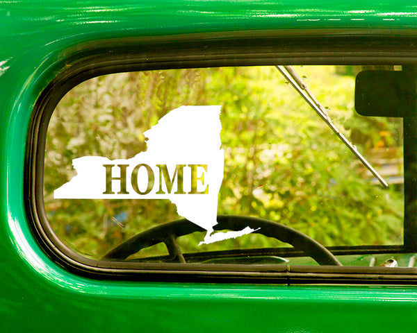New York State Map Decal Sticker Home Pride - The Sticker And Decal Mafia