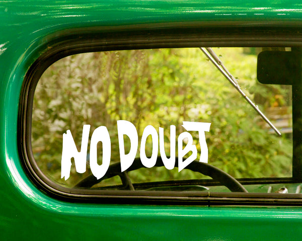 2 NO DOUBT Band Decal Sticker - The Sticker And Decal Mafia