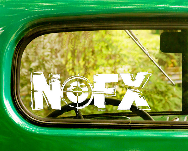2 NOFX Band Decals Stickers Bogo - The Sticker And Decal Mafia