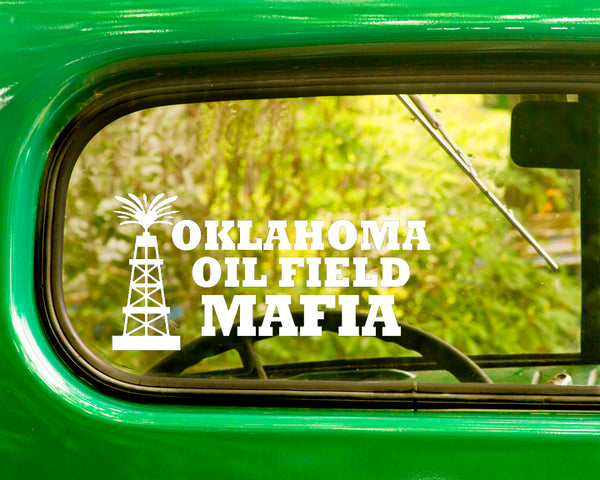 2 Oklahoma Oil Field Mafia Decal Stickers - The Sticker And Decal Mafia