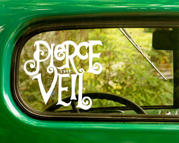 2 PIERCE THE VEIL Band Decal Sticker - The Sticker And Decal Mafia