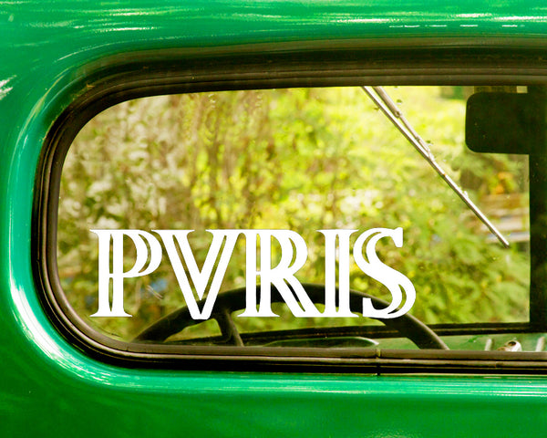 2 PVRIS Band Decal Stickers - The Sticker And Decal Mafia