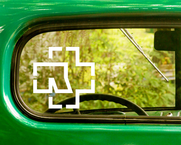 2 RAMMSTEIN Band Decal Sticker - The Sticker And Decal Mafia