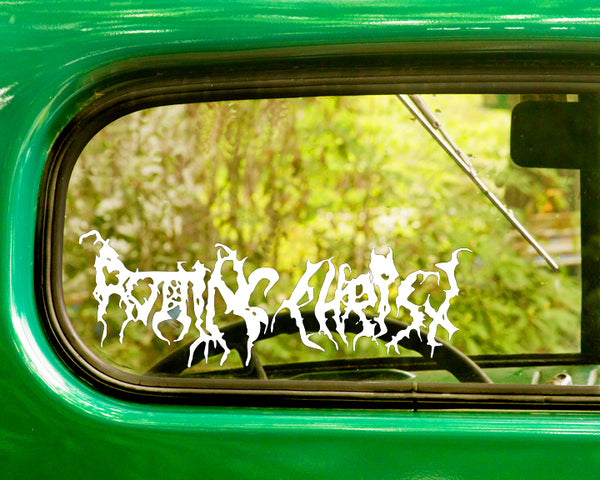 2 ROTTING CHRIST Band Decal Stickers - The Sticker And Decal Mafia