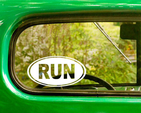 Run Running Decal Sticker - The Sticker And Decal Mafia