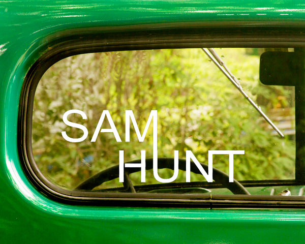 2 SAM HUNT Band Decal Sticker - The Sticker And Decal Mafia
