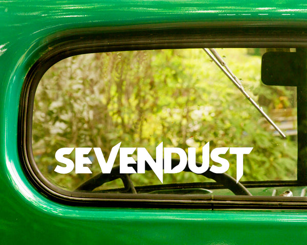 2 SEVENDUST Band Decal Sticker - The Sticker And Decal Mafia