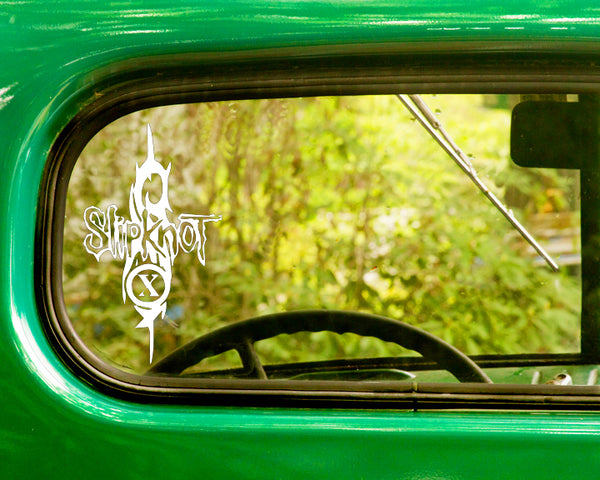 2 SLIPKNOT Band Decal Stickers - The Sticker And Decal Mafia