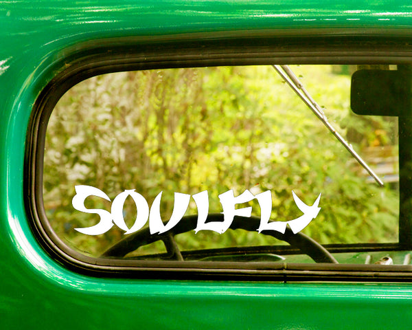 2 SOULFLY Band Decal Stickers - The Sticker And Decal Mafia