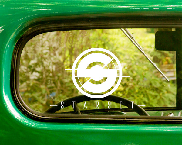2 STARSET Band Decal Sticker - The Sticker And Decal Mafia