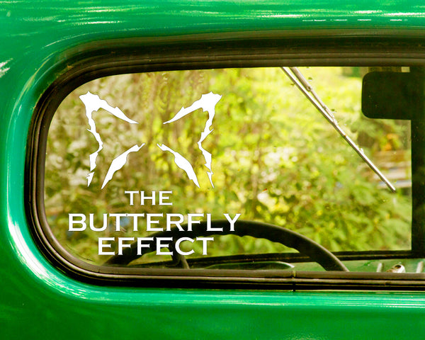 2 THE BUTTERFLY EFFECT Band Decal Stickers - The Sticker And Decal Mafia