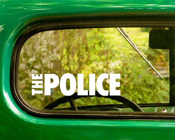 2 THE POLICE Band Decal Sticker - The Sticker And Decal Mafia