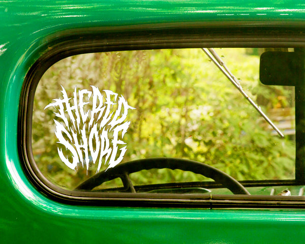 2 THE RED SHORE Band Decal Stickers - The Sticker And Decal Mafia