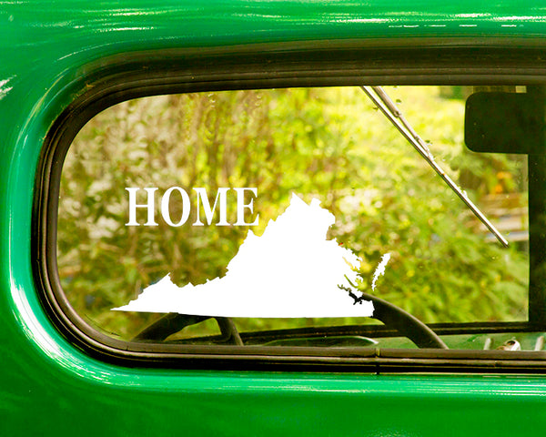 Virginia State Map Decal Sticker Home Pride - The Sticker And Decal Mafia