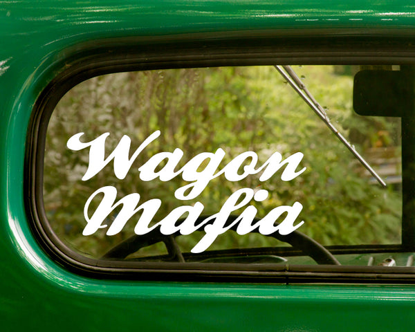 2 Wagon Mafia Station Wagon Decals Sticker - The Sticker And Decal Mafia