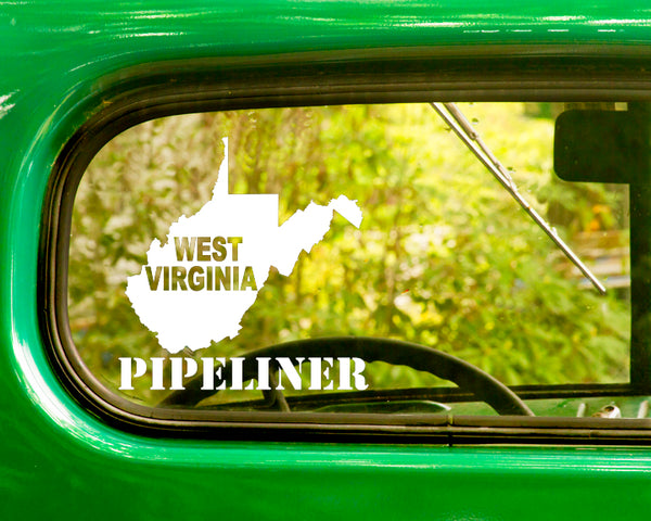 2 West Virginia Pipeliner Decal Stickers - The Sticker And Decal Mafia
