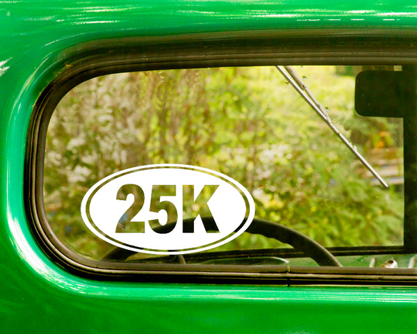 2 25K Marathon Running Decals Sticker - The Sticker And Decal Mafia