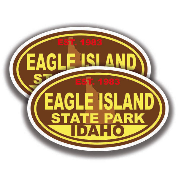 EAGLE ISLAND STATE PARK DECAL 2 Stickers Idaho Bogo Car Window