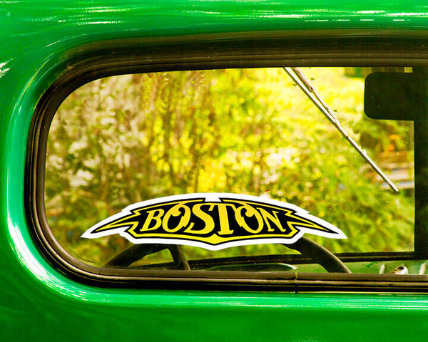 BOSTON BAND DECAL 2 Stickers Bogo For Car Window Bumper