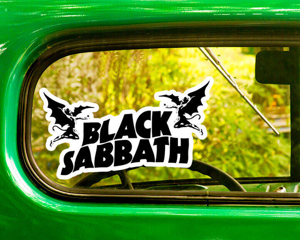 2 BLACK SABBATH DECALs Sticker Bogo For Car Window Bumper Laptop