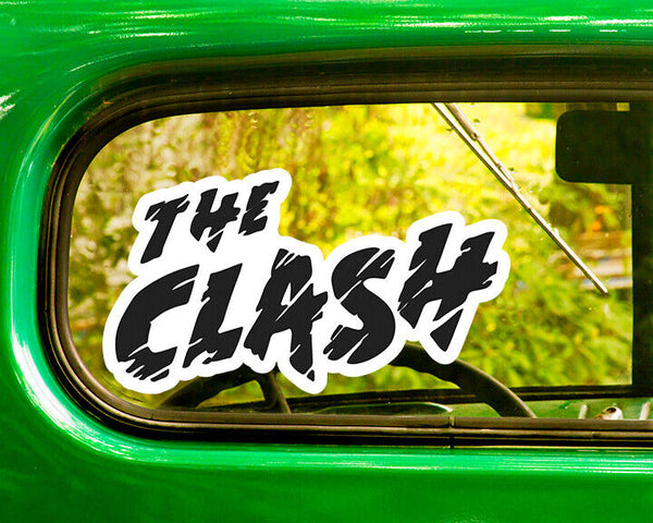 THE CLASH Band DECALs 2 Stickers Bogo Free Shipping