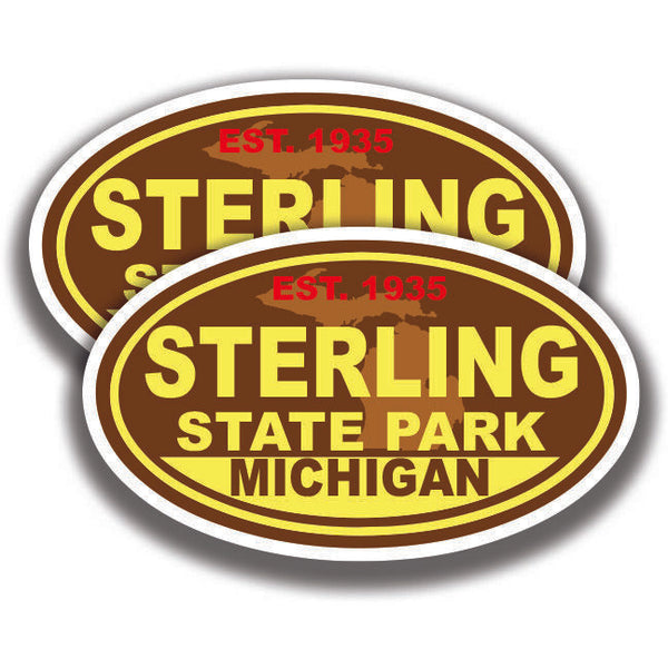 STERLING STATE PARK DECAL Michigan 2 Stickers Bogo Car Window