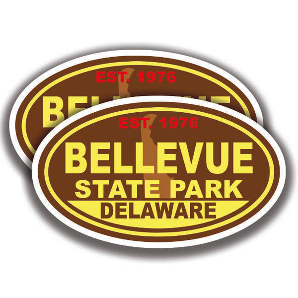 BELLEVUE STATE PARK DECAL 2 Stickers Delaware Bogo Car Window