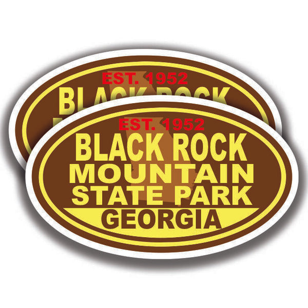 BLACK ROCK MOUNTAIN STATE PARK DECALs 2 Stickers Georgia Bogo Car Window