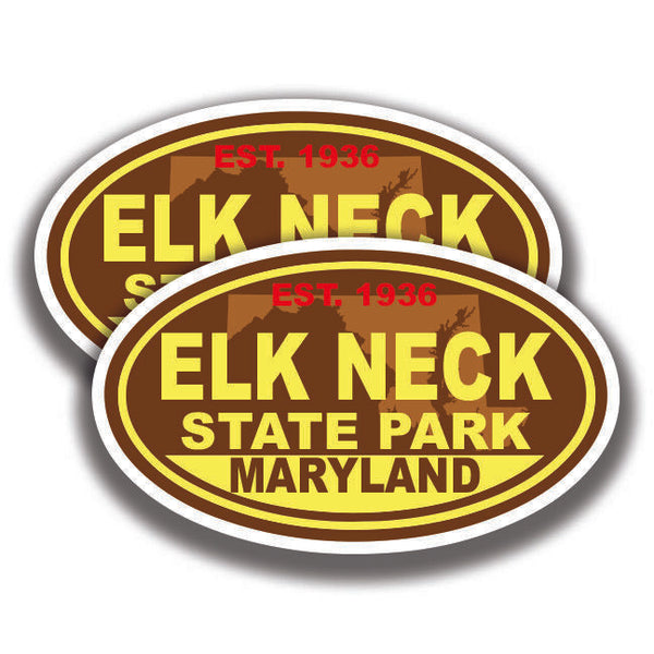 ELK NECK STATE PARK DECAL 2 Stickers Maryland Bogo Car Window
