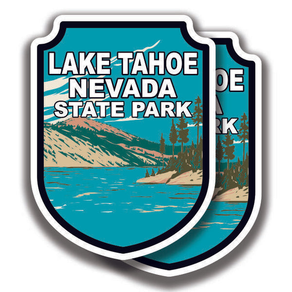 LAKE TAHOE STATE PARK DECAL 2 Stickers Nevada Bogo For Car Truck Window