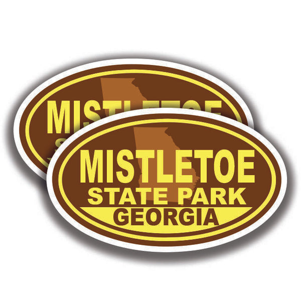 MISTLETOE STATE PARK DECALs 2 Stickers Georgia Bogo Car Window