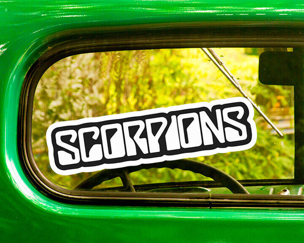 SCORPIONS BAND DECAL 2 Stickers Bogo