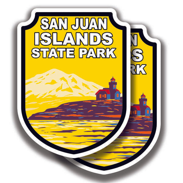 SAN JUAN ISLAND STATE PARK DECAL 2 Stickers Washington Bogo For Car Window