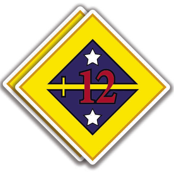 12th INFANTRY DIVISION DECAL 2 Stickers U.S. Army Bogo Military