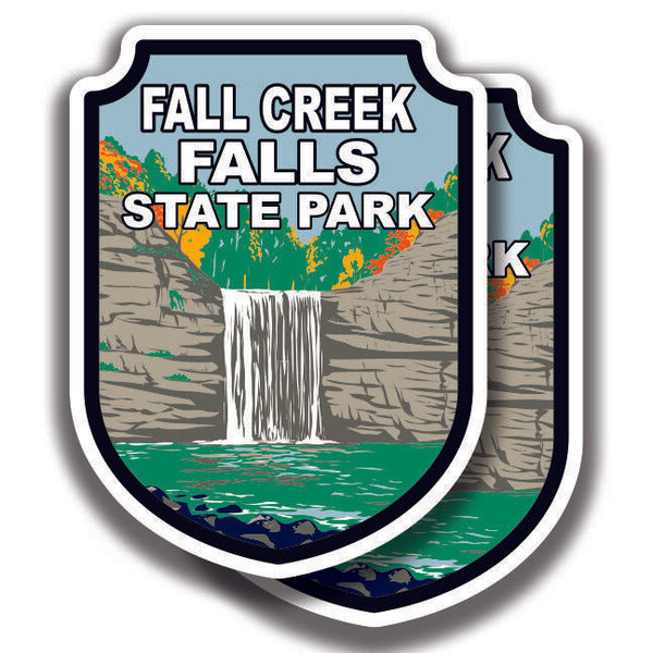 FALL CREEK FALLS STATE PARK DECAL 2 Stickers Tennessee Bogo For Car Truck Window