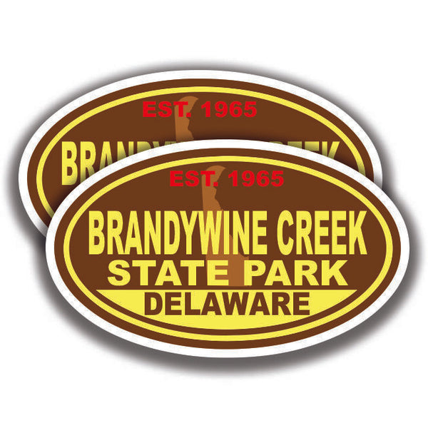 BRANDYWINE CREEK STATE PARK DECAL 2 Stickers Delaware Bogo Car Window