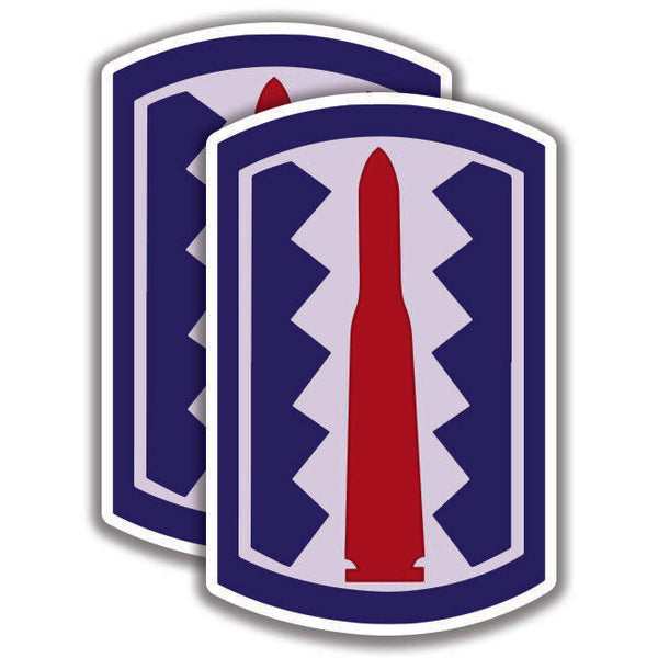 197th INFANTRY BRIGADE DECALs U.S. 2 Stickers Bogo Army