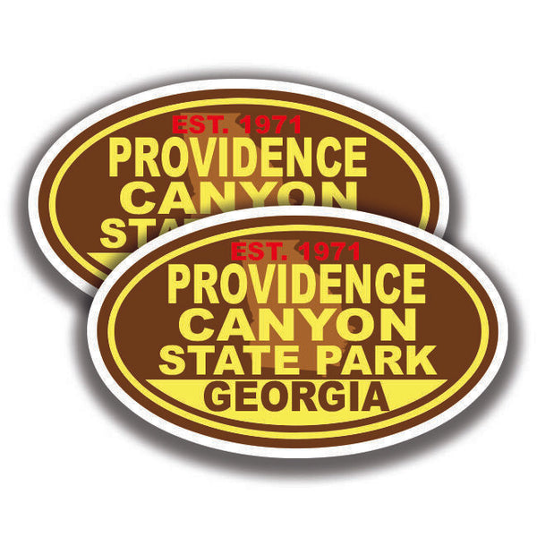 PROVIDENCE CANYON STATE PARK DECALs 2 Stickers Georgia Bogo Car Window