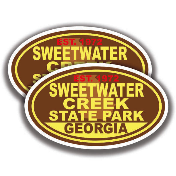 SWEETWATER CREEK STATE PARK DECALs 2 Stickers Georgia Bogo Car Window