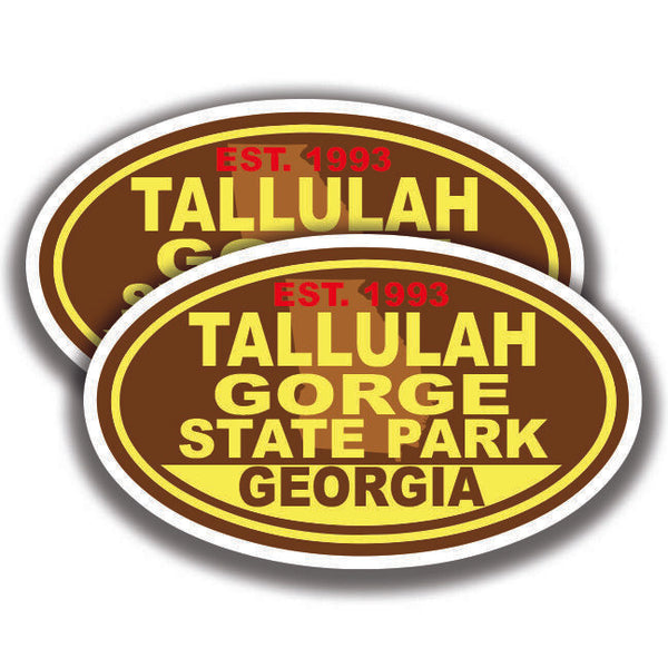 TALLULAH GORGE STATE PARK DECALs 2 Stickers Georgia Bogo Car Window