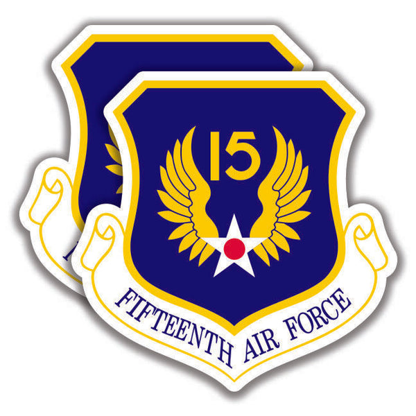2 15th U.S. AIR FORCE DECALs Stickers Bogo