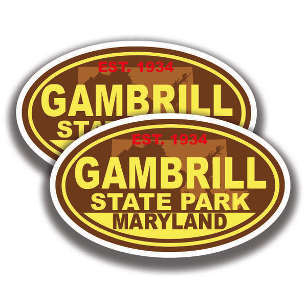 GAMBRILL STATE PARK DECAL 2 Stickers Maryland Bogo Car Window