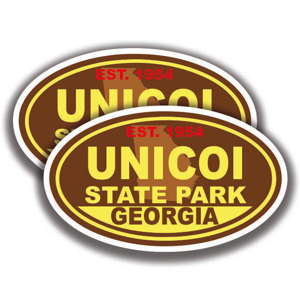 UNICOI STATE PARK DECALs 2 Stickers Georgia Bogo Car Window