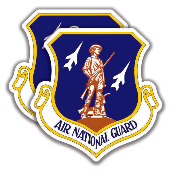 U.S. AIR NATIONAL GUARD DECALs 2 Stickers Bogo