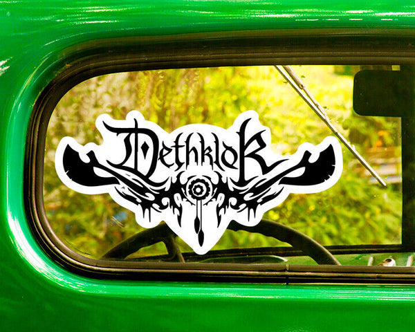 DETHKLOK BAND DECAL 2 Sticker Bogo For Car Window