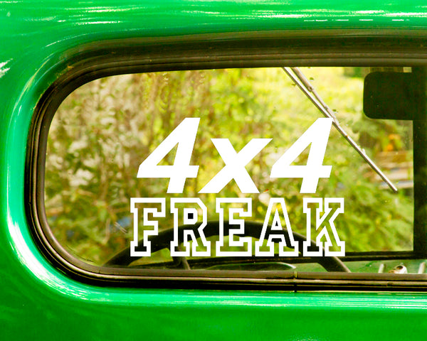 2 4x4 Freak Decals Sticker - The Sticker And Decal Mafia
