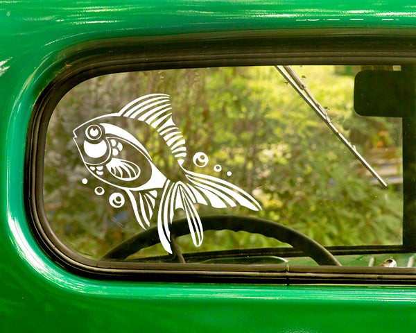 2 Tribal Tropical Decals Sticker - The Sticker And Decal Mafia
